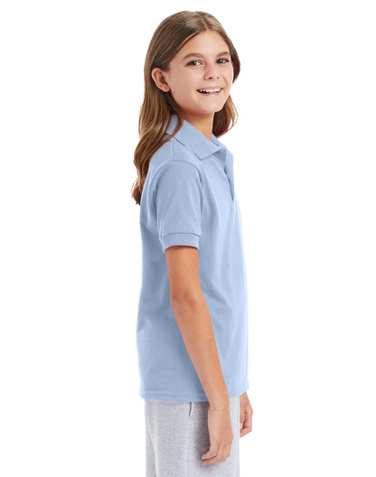 Hanes EcoSmart Jersey Polo Shirt - 054Y