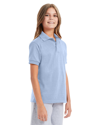 Hanes EcoSmart Jersey Polo Shirt - 054Y