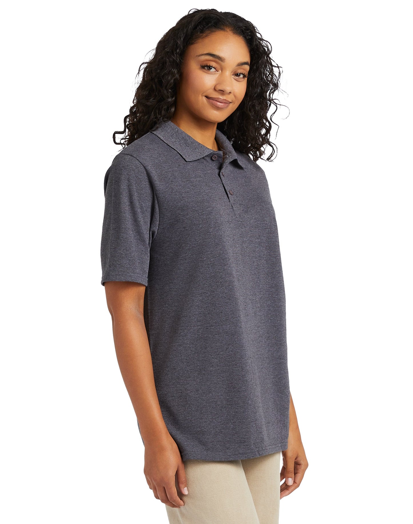 Hanes Pique Polo Shirt - 055P