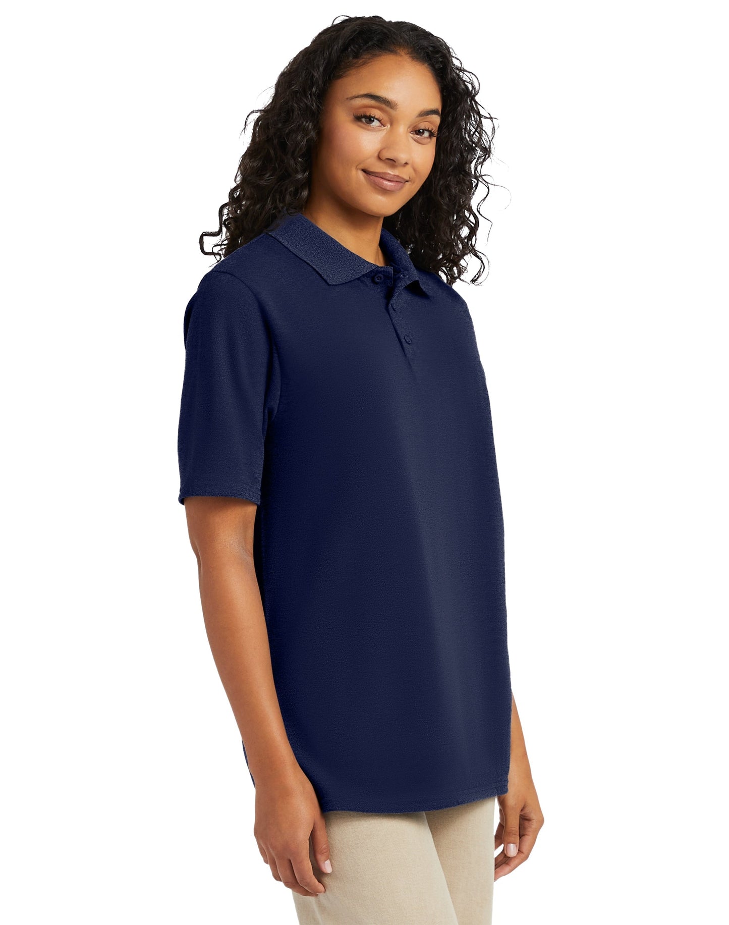 Hanes Pique Polo Shirt - 055P