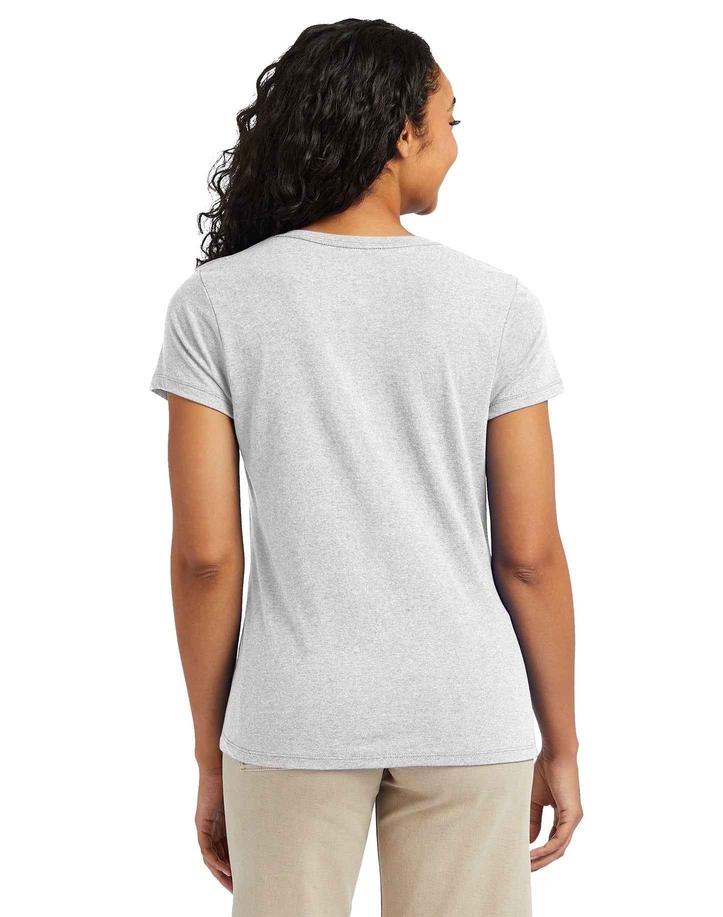 Hanes Perfect-T Women's Short Sleeve V-neck Triblend T-shirt - 42VT