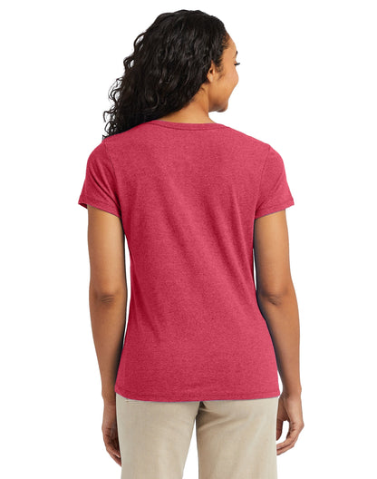 Hanes Perfect-T Women's Short Sleeve V-neck Triblend T-shirt - 42VT