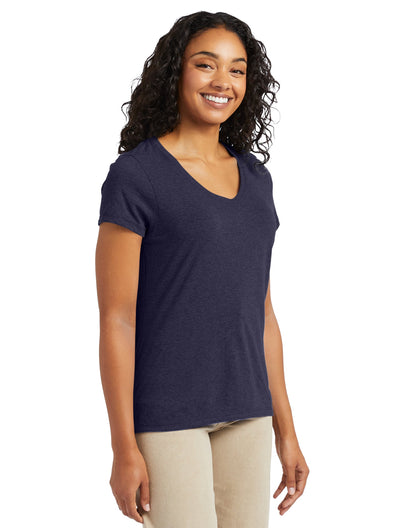 Hanes Perfect-T Women's Short Sleeve V-neck Triblend T-shirt - 42VT