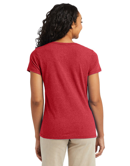 Hanes Perfect-T Women's Short Sleeve V-neck Triblend T-shirt - 42VT