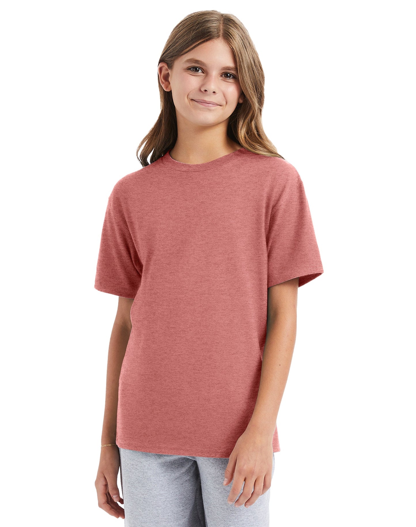 Hanes Perfect-T Youth Short Sleeve T-shirt - 498Y