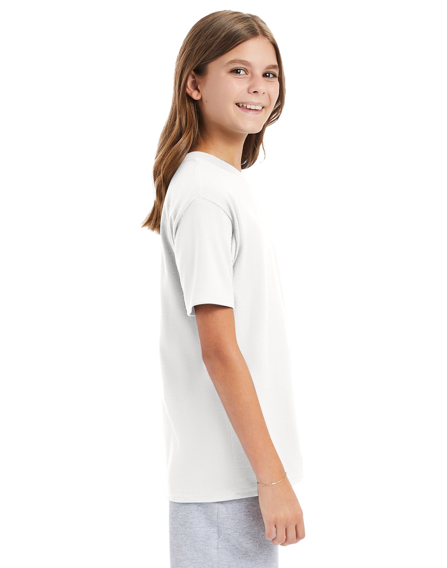 Hanes Perfect-T Youth Short Sleeve T-shirt - 498Y