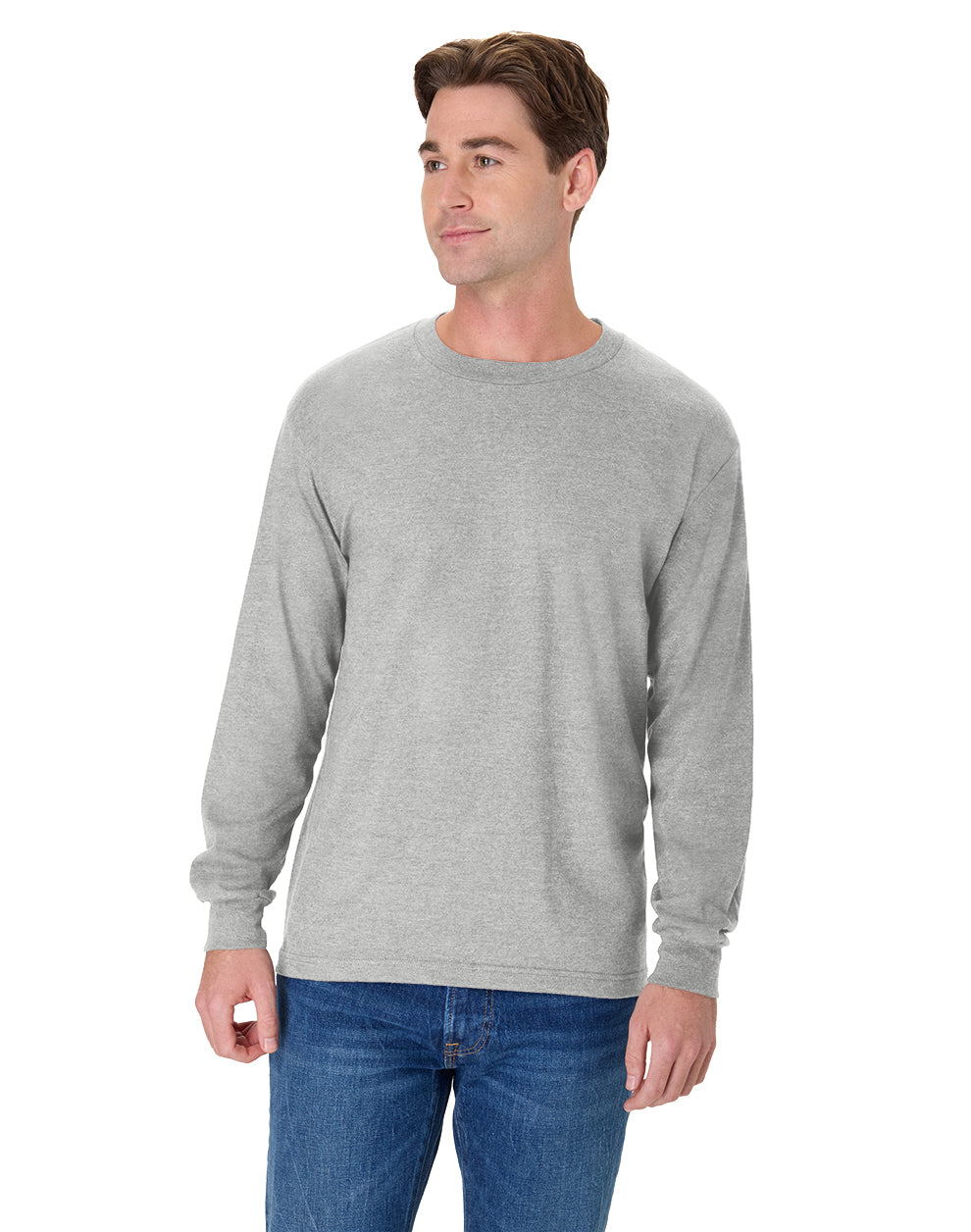 Hanes Beefy-T Long-Sleeve T-Shirt - 5186