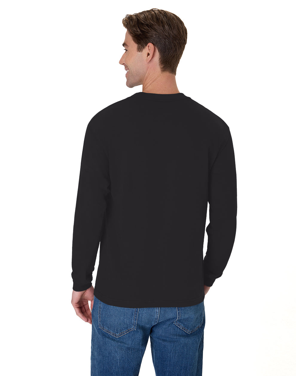 Hanes Beefy-T Long-Sleeve T-Shirt - 5186