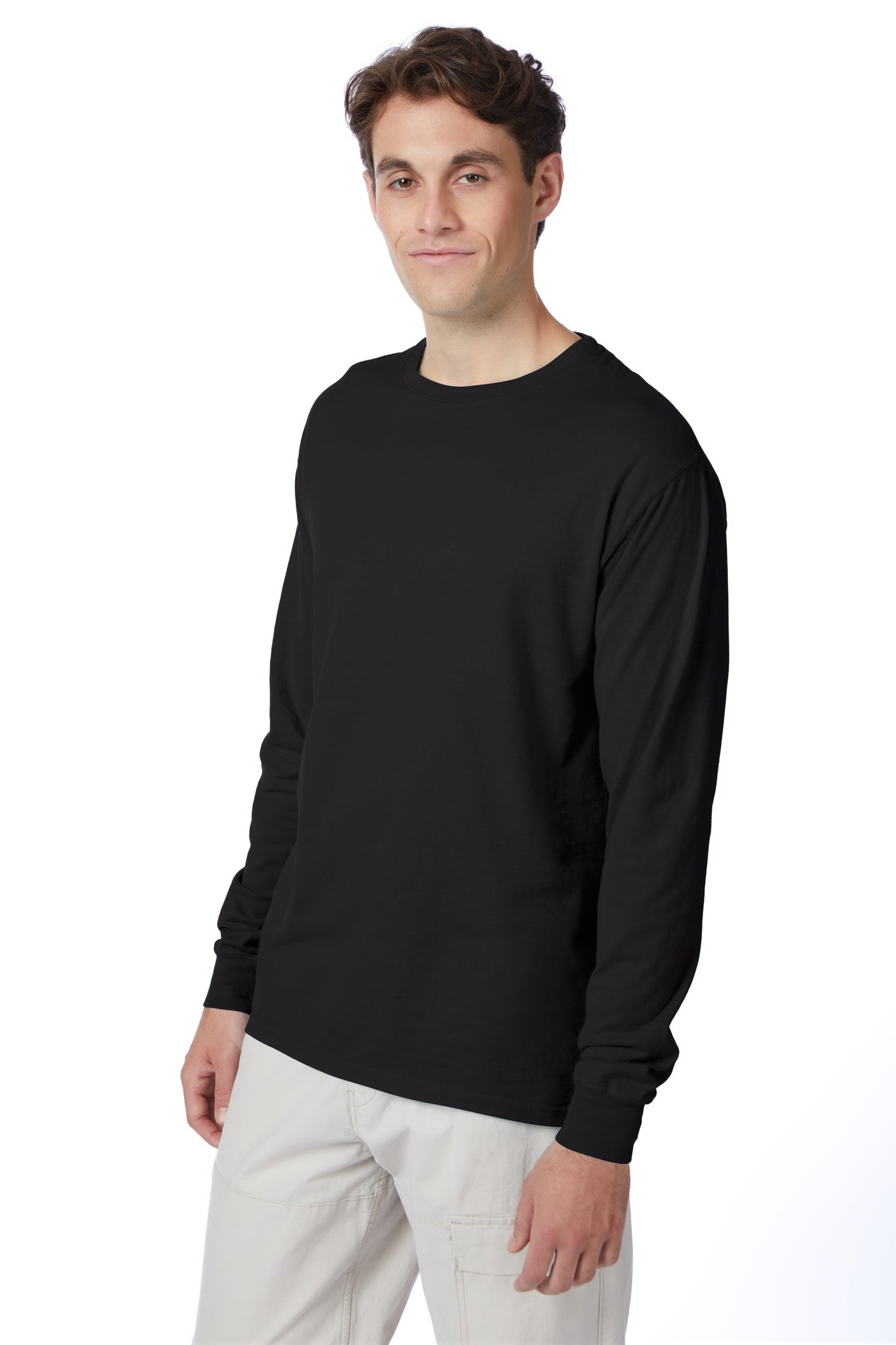 Hanes Beefy-T Long-Sleeve T-Shirt - 5186