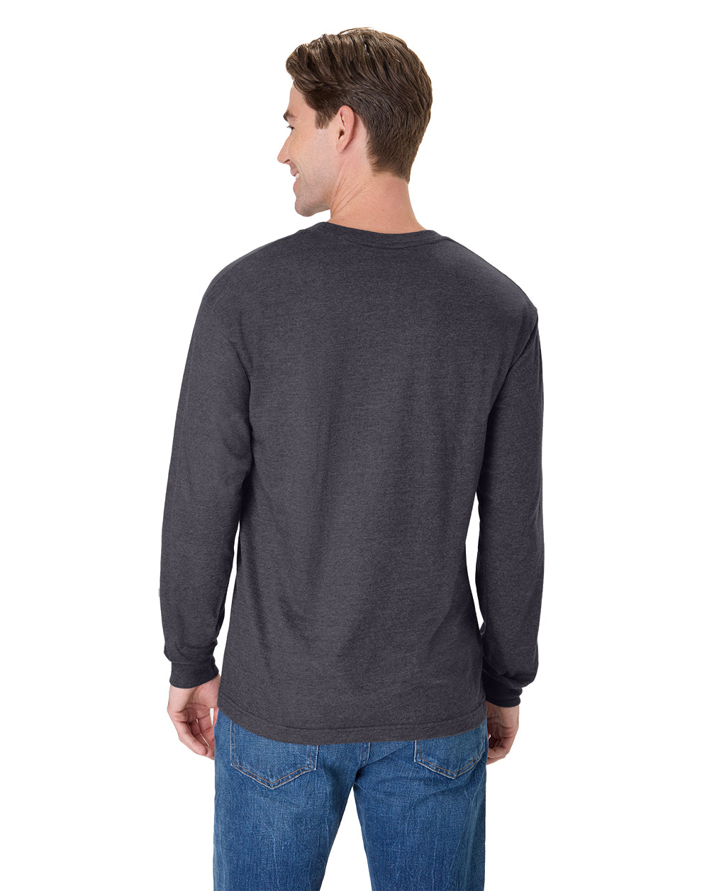 Hanes Beefy-T Long-Sleeve T-Shirt - 5186