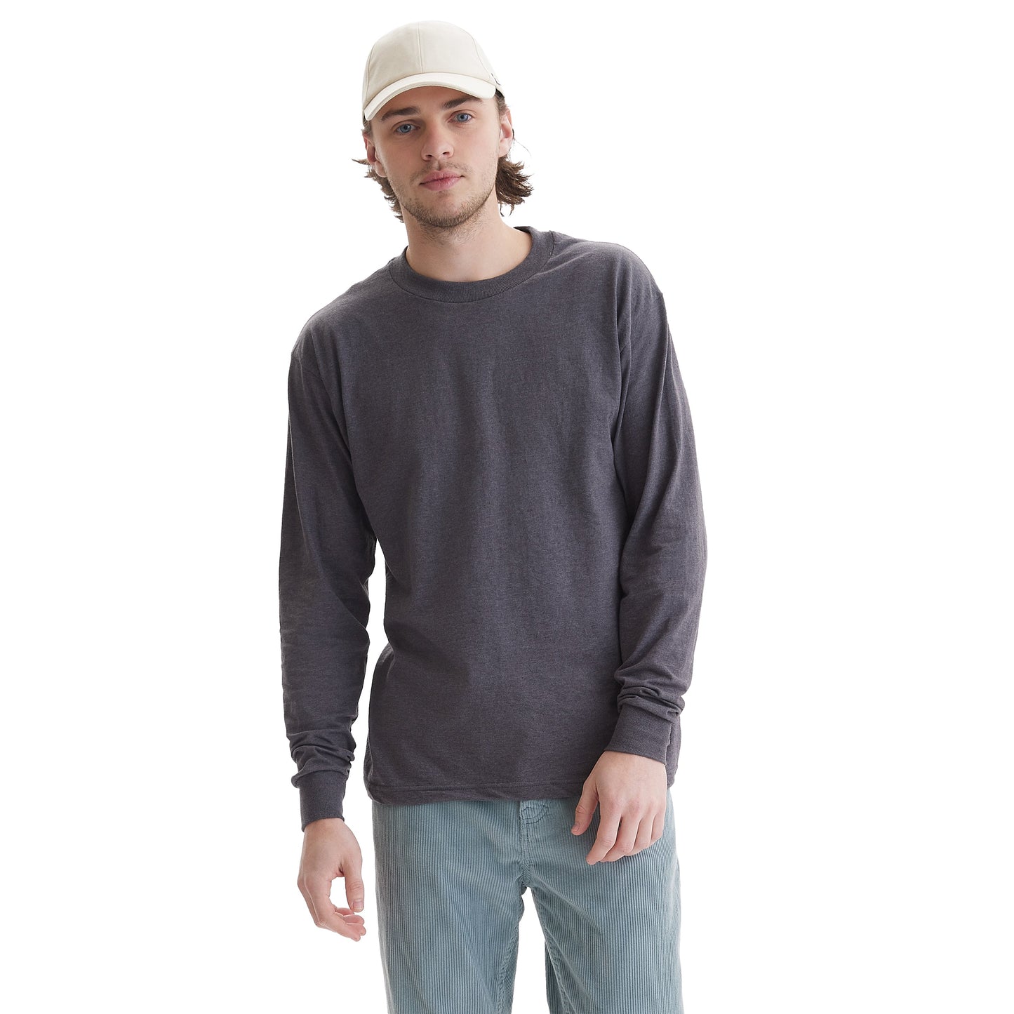 Hanes Beefy-T Long-Sleeve T-Shirt - 5186