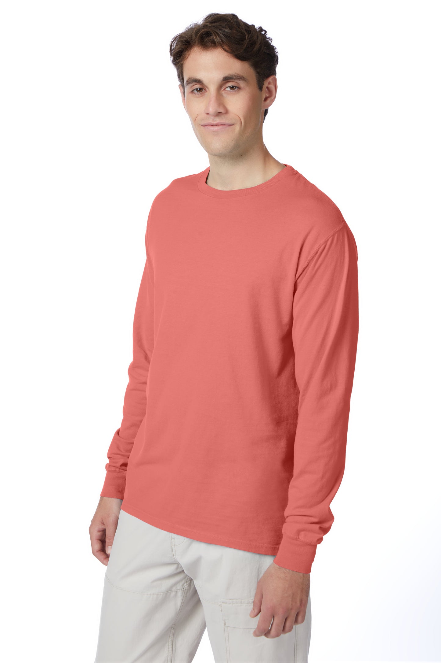 Hanes Beefy-T Long-Sleeve T-Shirt - 5186