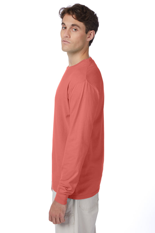 Hanes Beefy-T Long-Sleeve T-Shirt - 5186