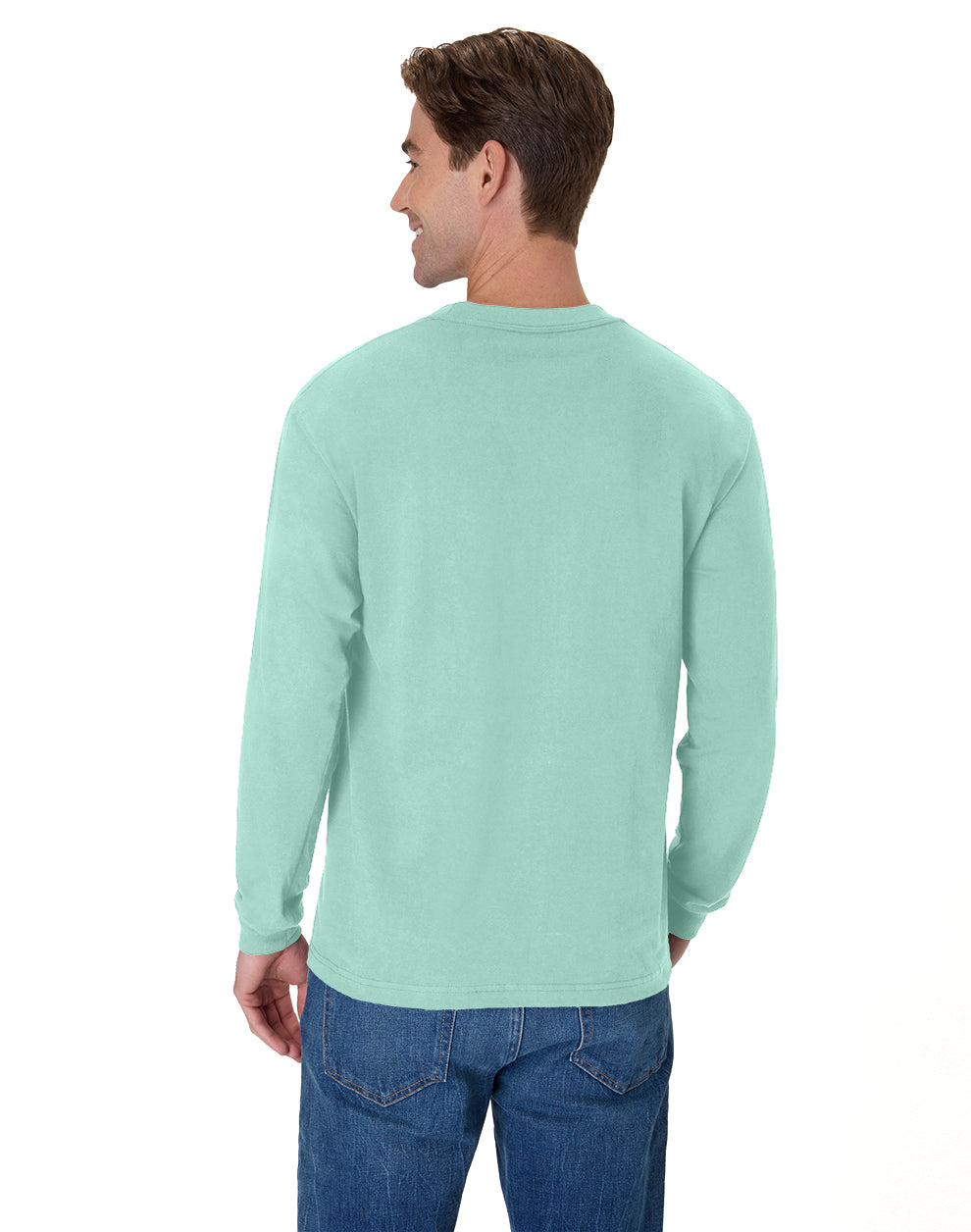 Hanes Beefy-T Long-Sleeve T-Shirt - 5186