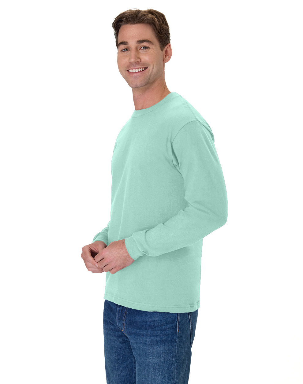 Hanes Beefy-T Long-Sleeve T-Shirt - 5186