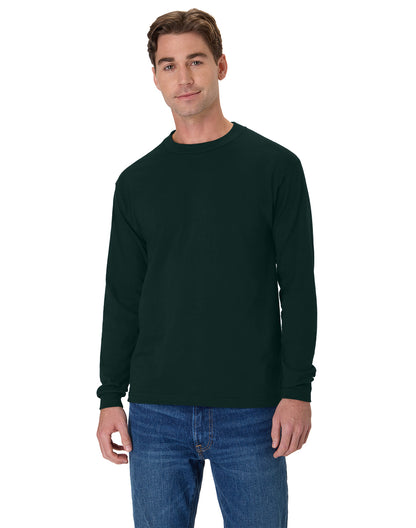 Hanes Beefy-T Long-Sleeve T-Shirt - 5186