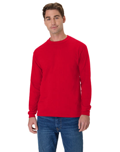 Hanes Beefy-T Long-Sleeve T-Shirt - 5186