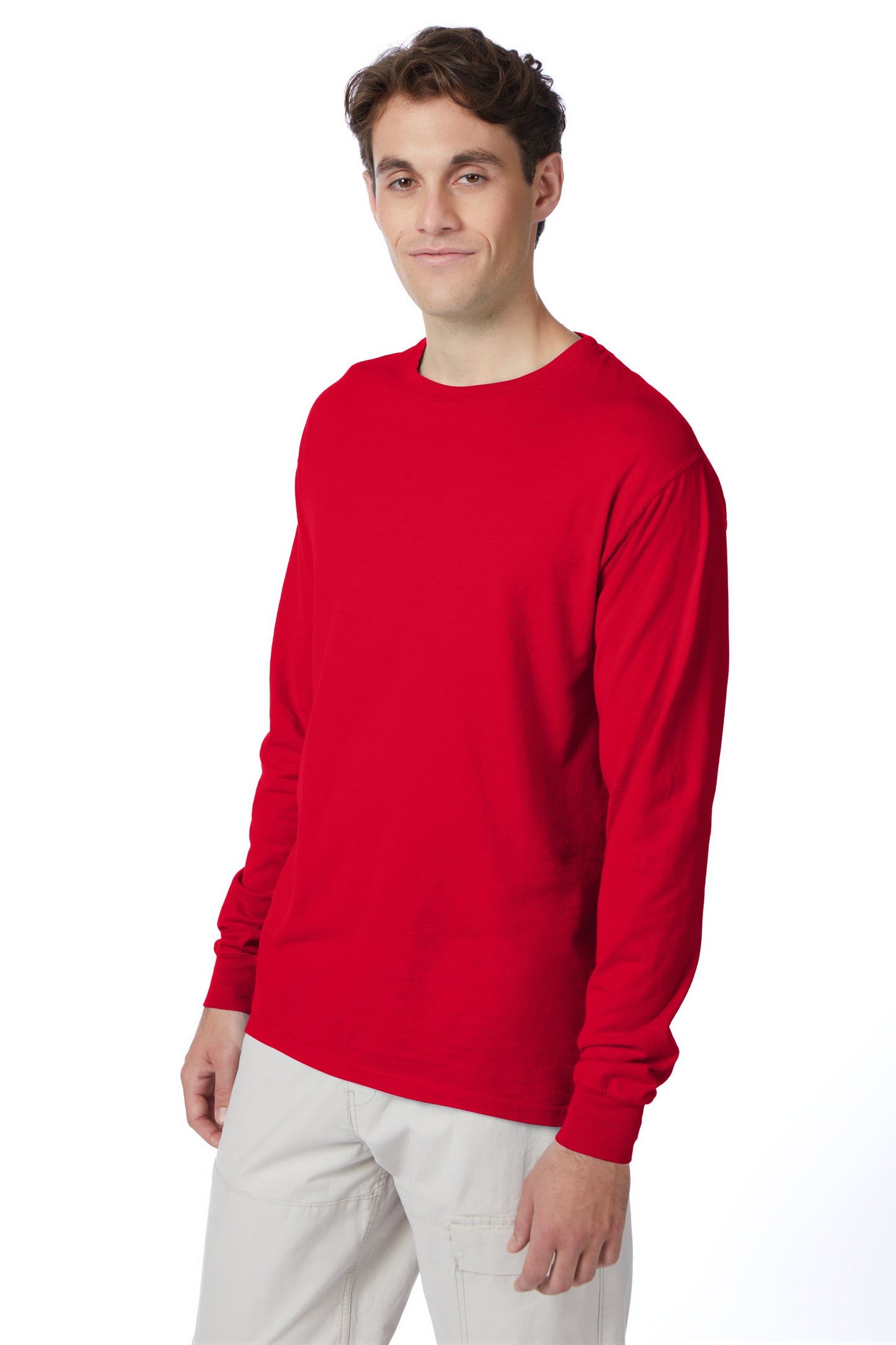 Hanes Beefy-T Long-Sleeve T-Shirt - 5186