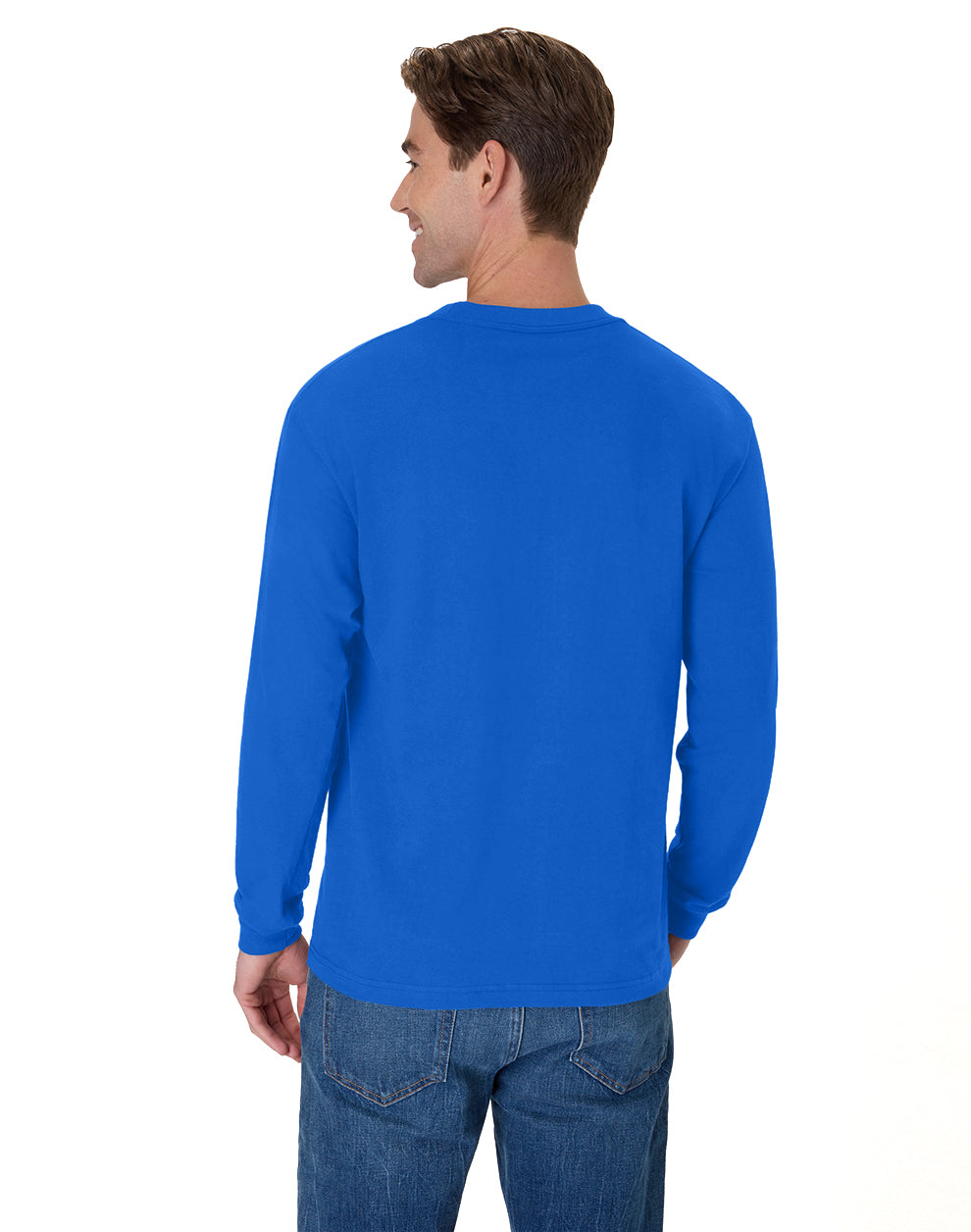 Hanes Beefy-T Long-Sleeve T-Shirt - 5186