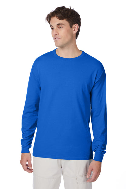 Hanes Beefy-T Long-Sleeve T-Shirt - 5186