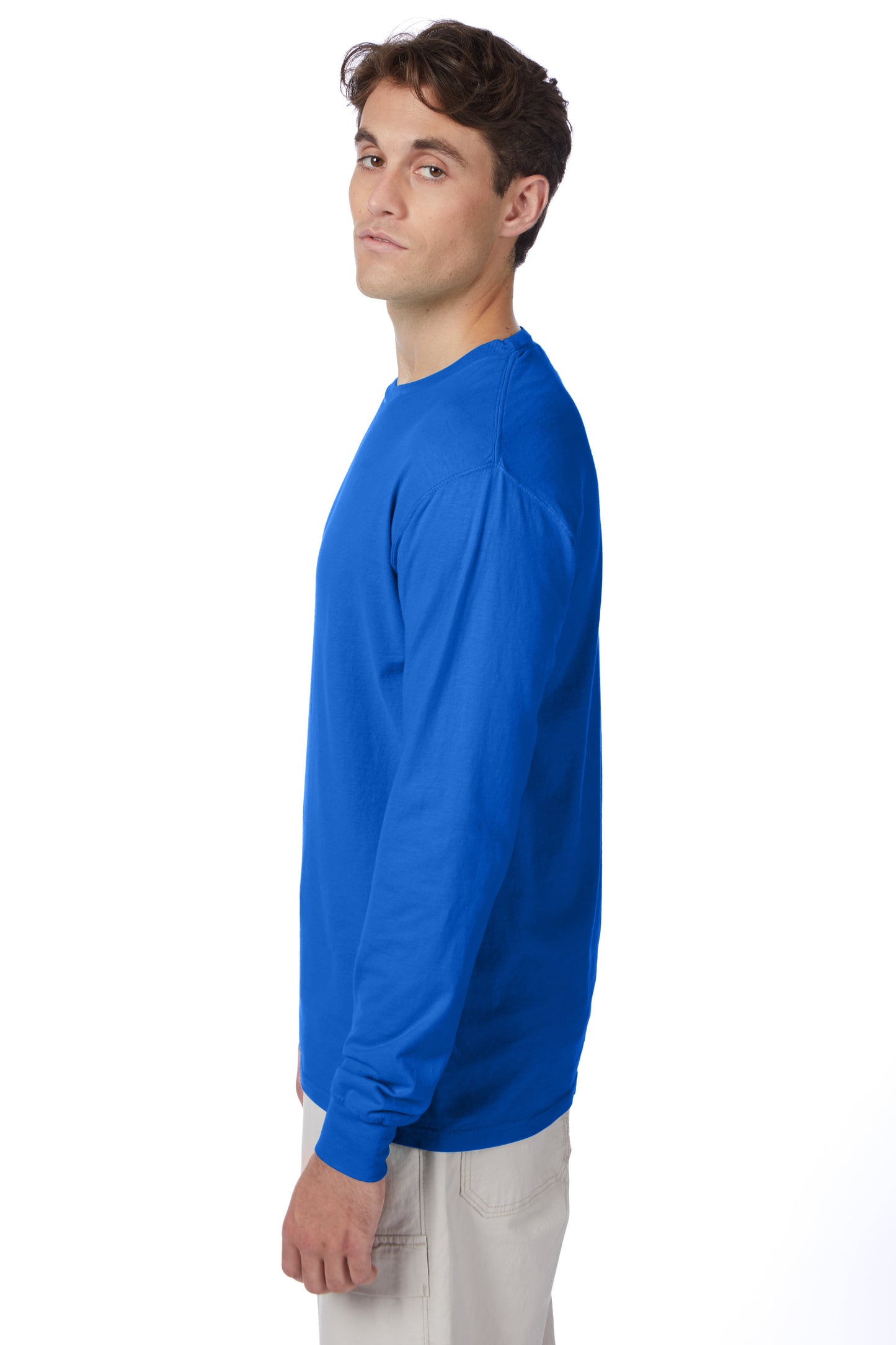 Hanes Beefy-T Long-Sleeve T-Shirt - 5186