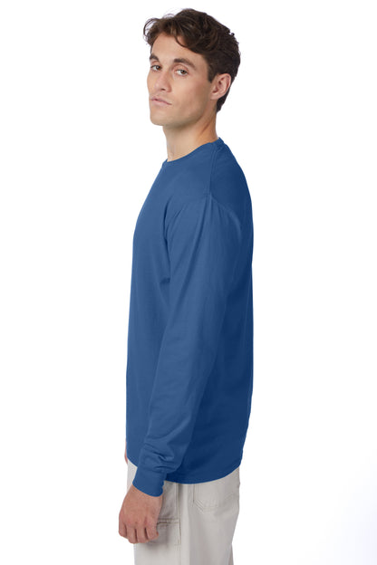 Hanes Beefy-T Long-Sleeve T-Shirt - 5186