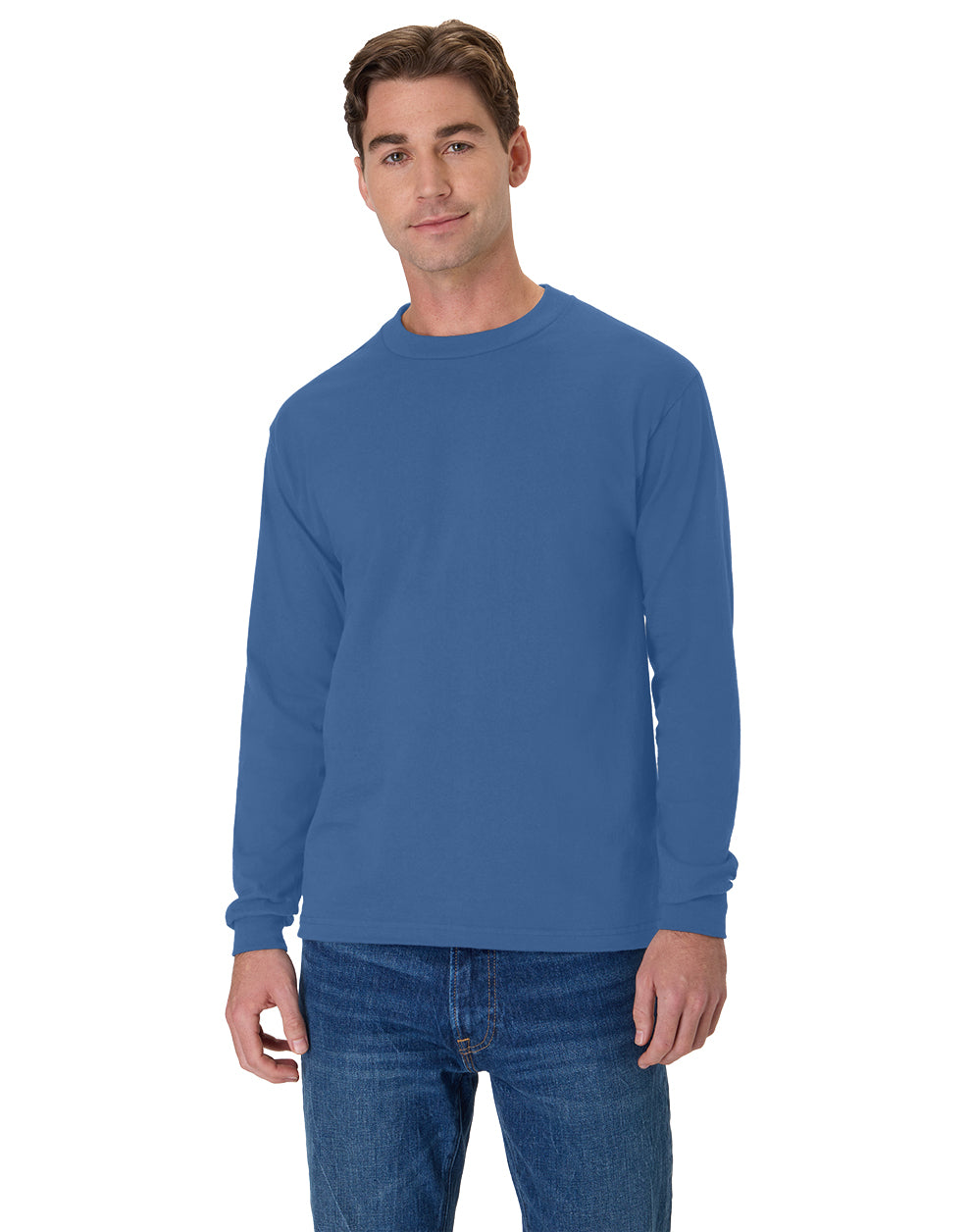 Hanes Beefy-T Long-Sleeve T-Shirt - 5186