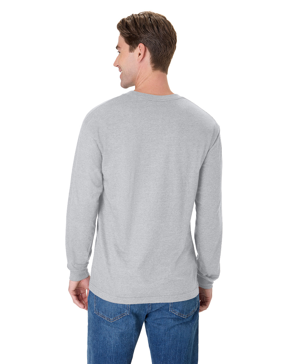 Hanes Beefy-T Long-Sleeve T-Shirt - 5186