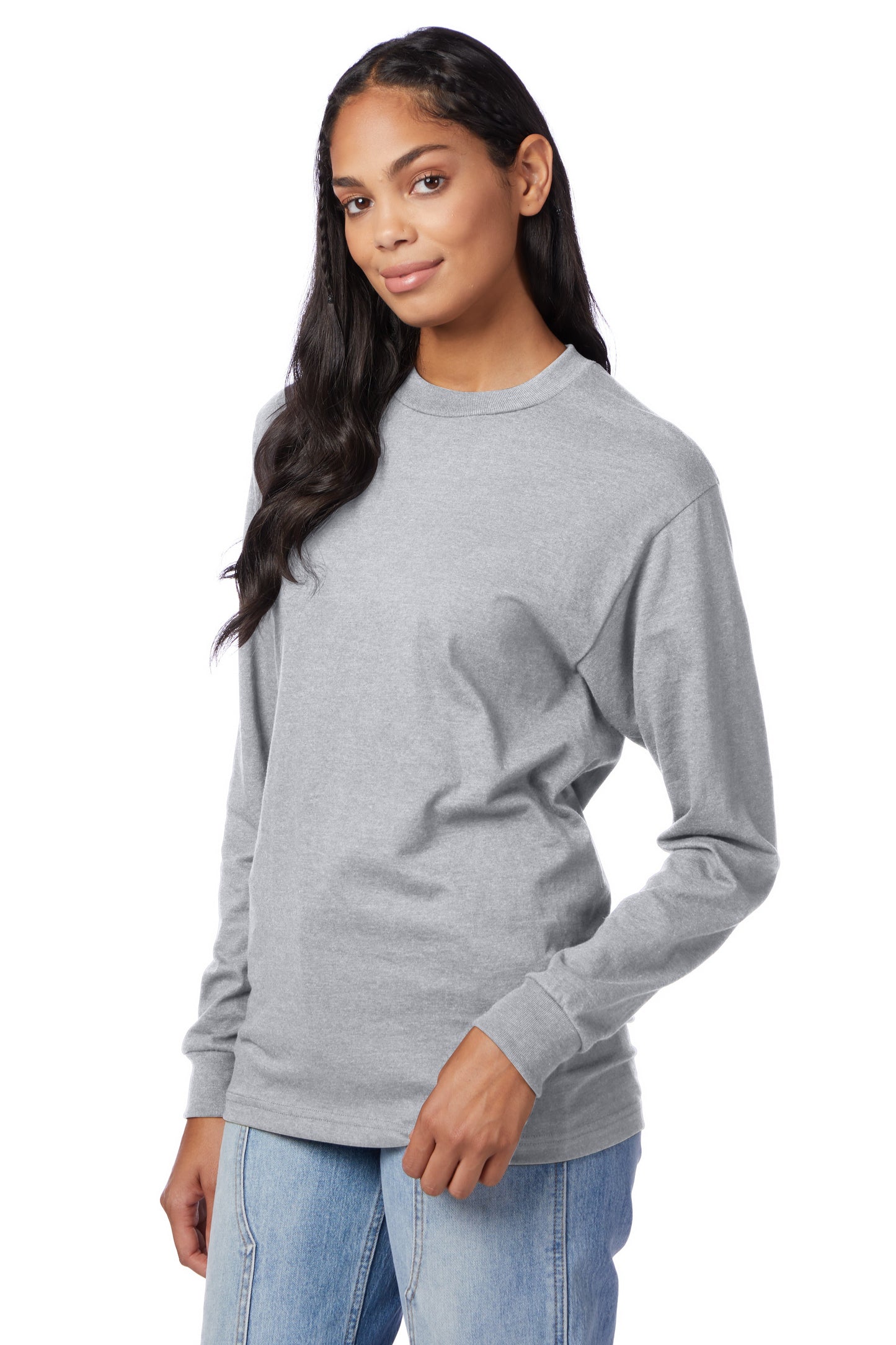 Hanes Beefy-T Long-Sleeve T-Shirt - 5186