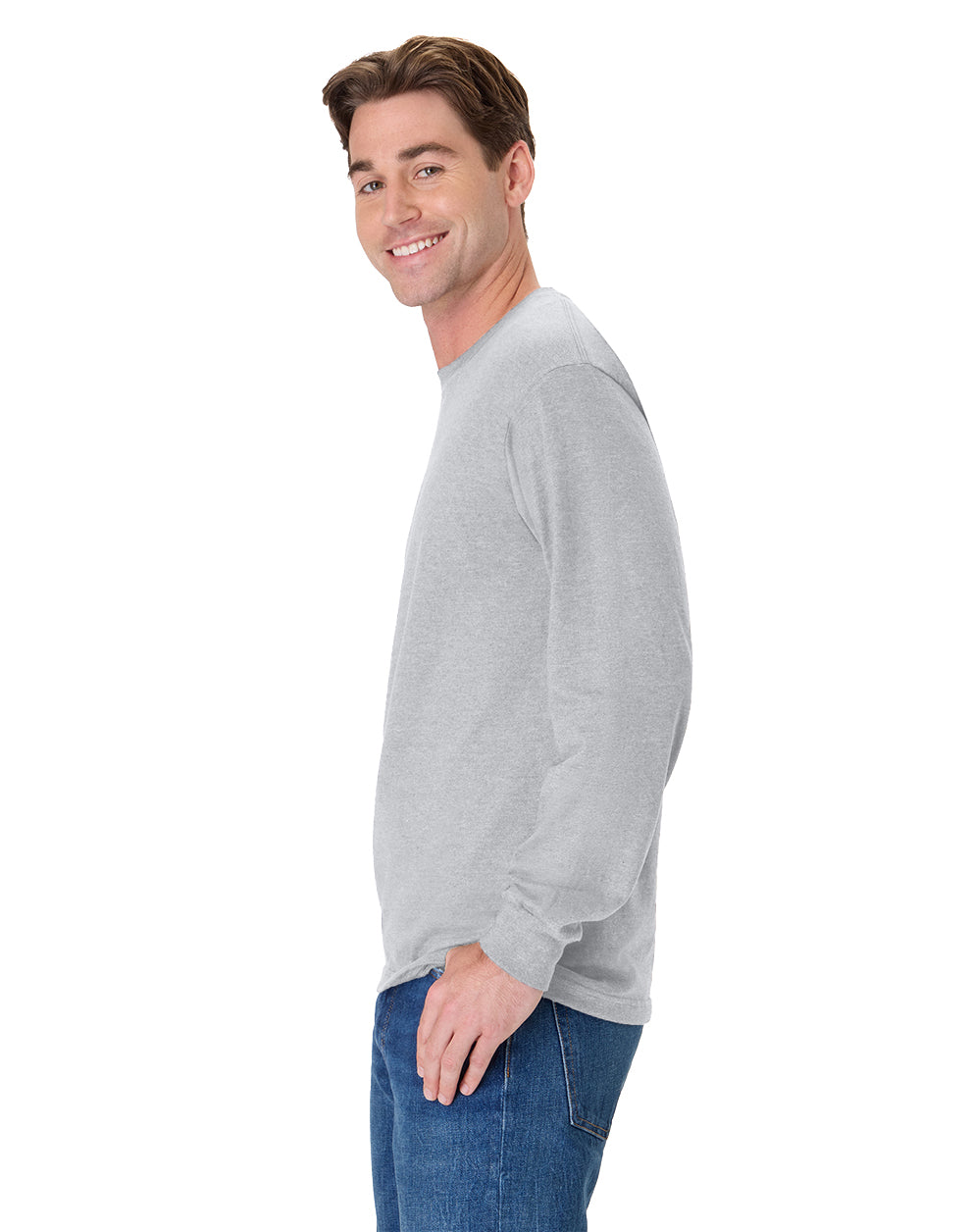 Hanes Beefy-T Long-Sleeve T-Shirt - 5186