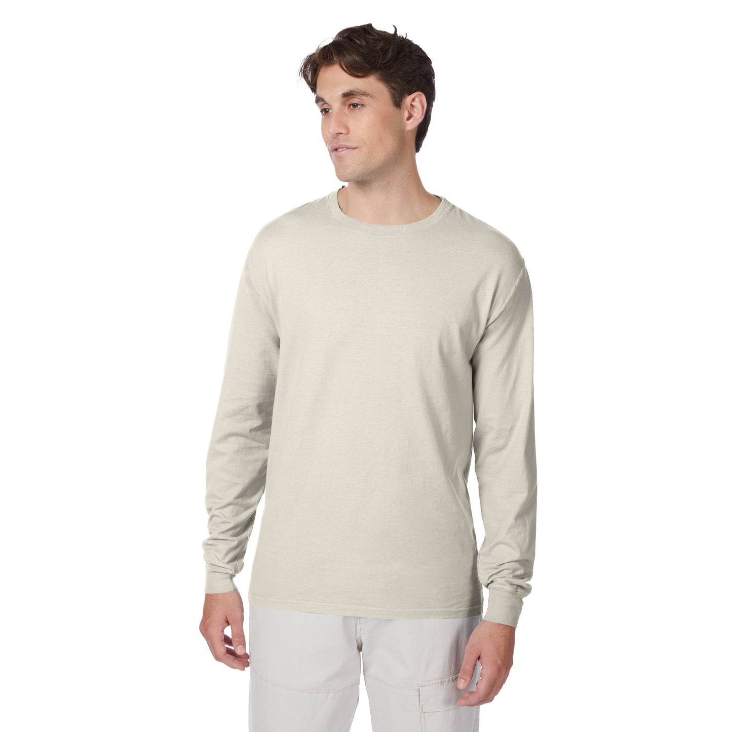 Hanes Beefy-T Long-Sleeve T-Shirt - 5186