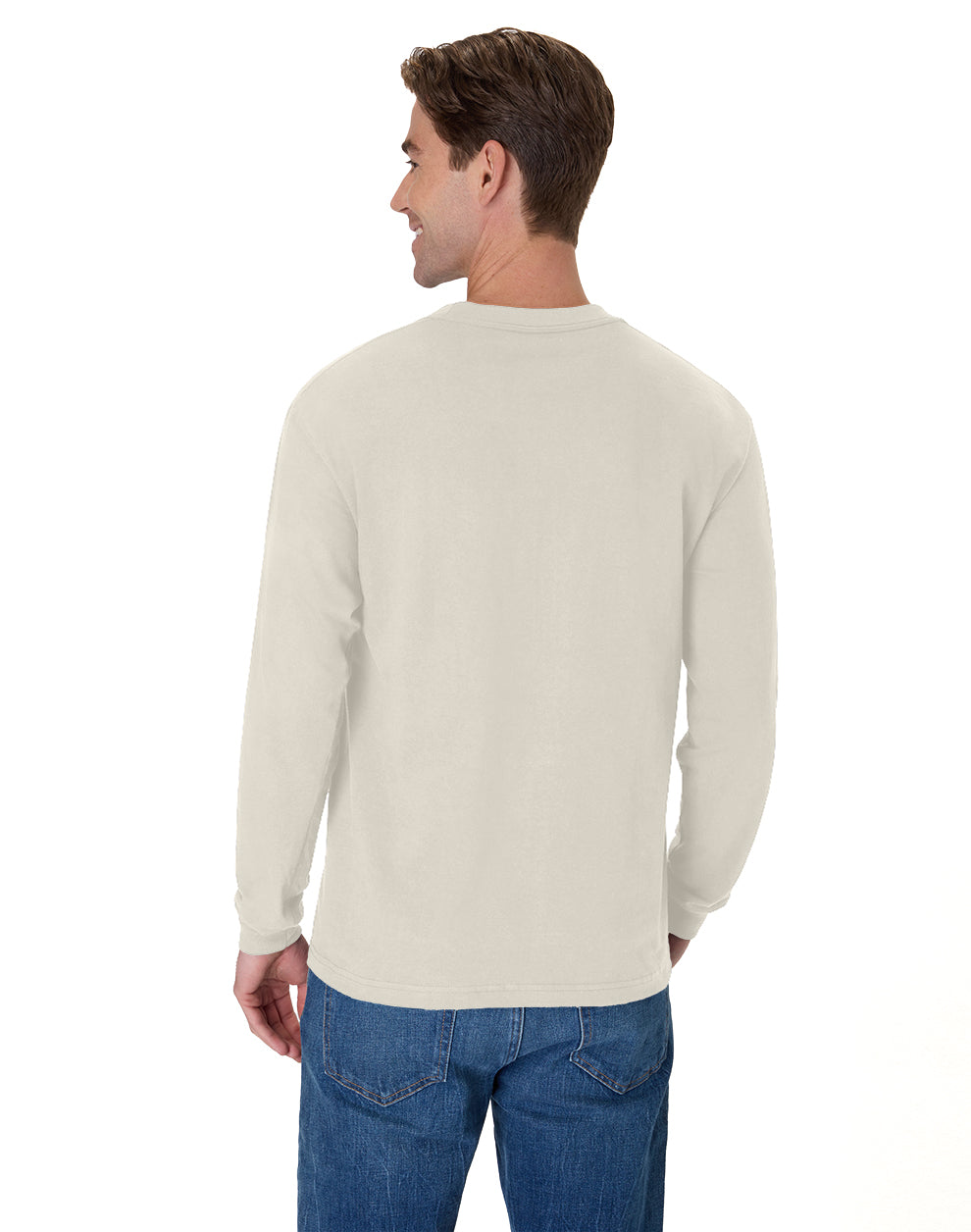 Hanes Beefy-T Long-Sleeve T-Shirt - 5186