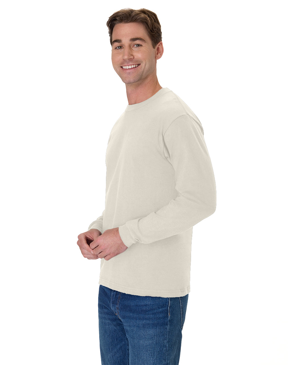 Hanes Beefy-T Long-Sleeve T-Shirt - 5186