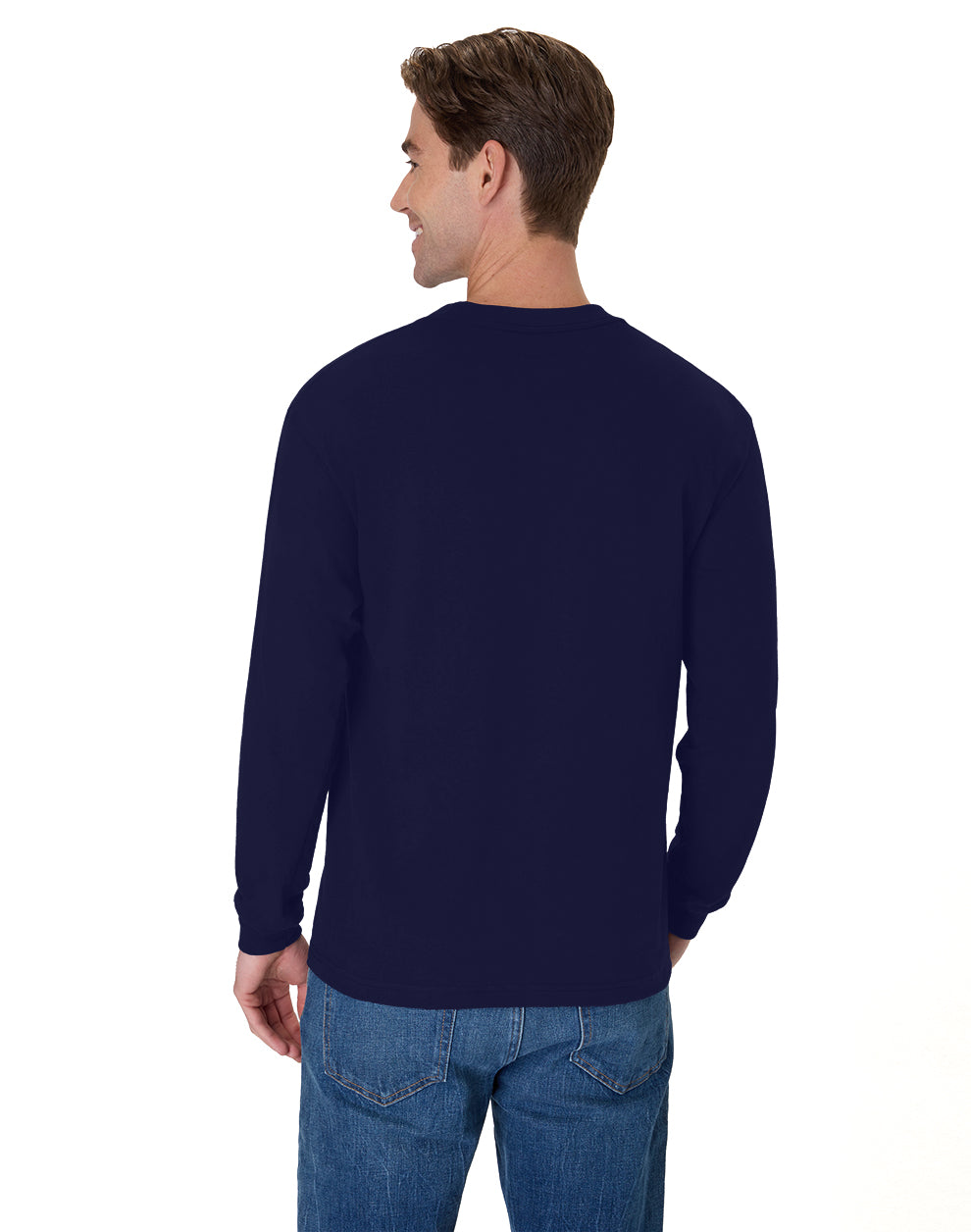 Hanes Beefy-T Long-Sleeve T-Shirt - 5186