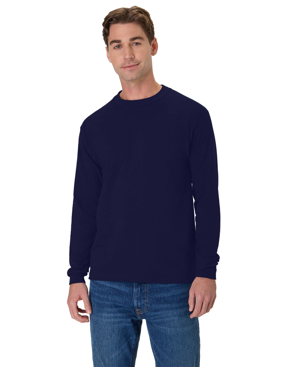Hanes Beefy-T Long-Sleeve T-Shirt - 5186