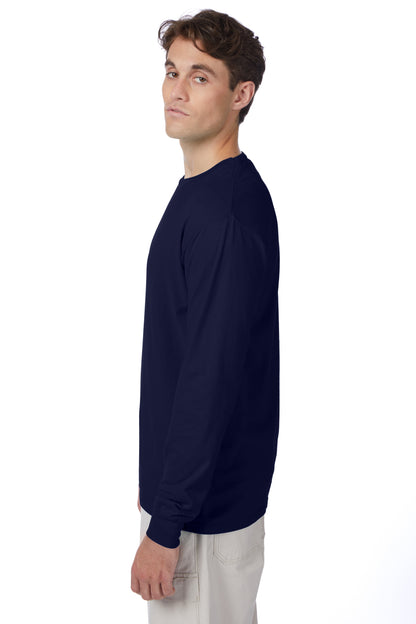 Hanes Beefy-T Long-Sleeve T-Shirt - 5186