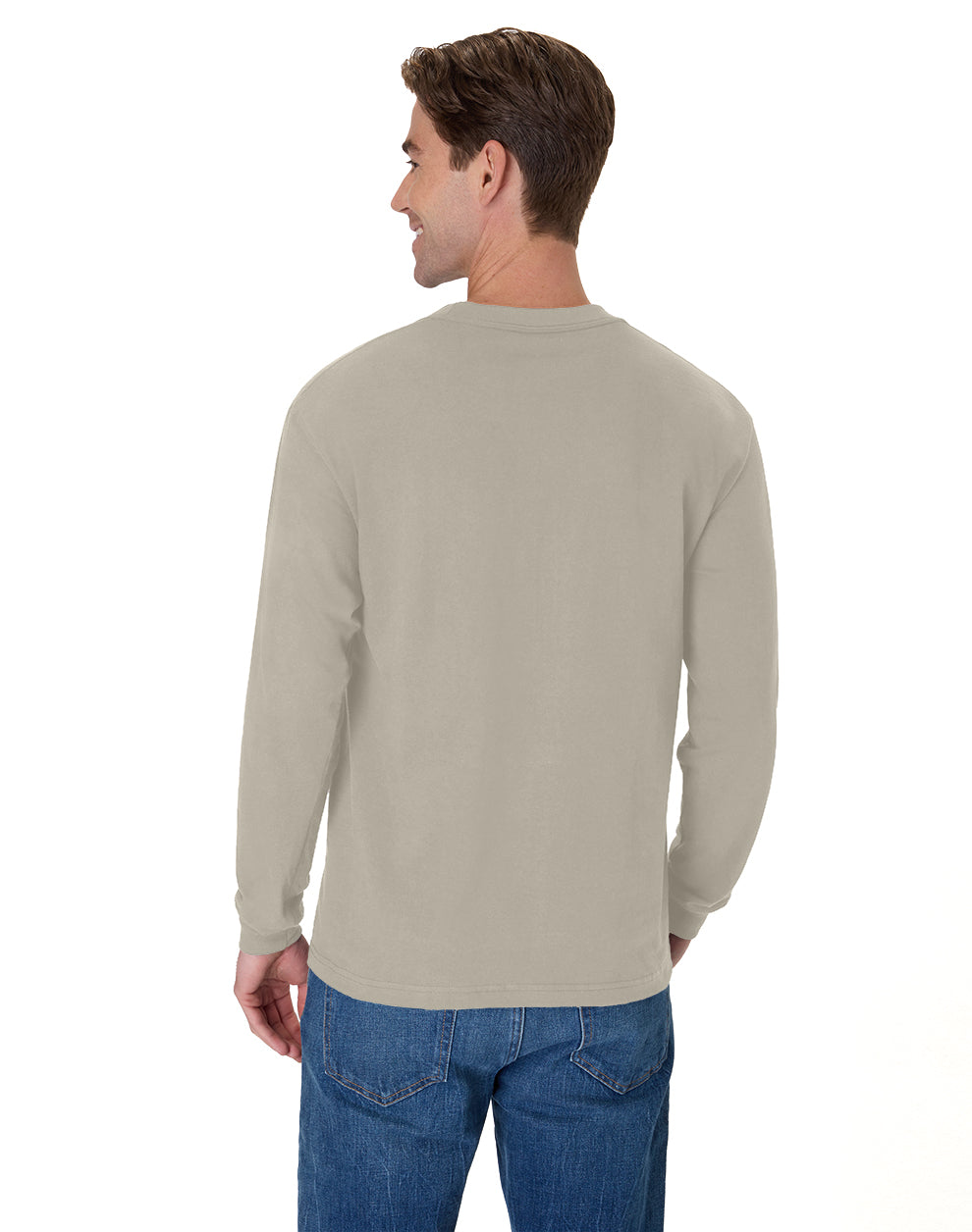 Hanes Beefy-T Long-Sleeve T-Shirt - 5186