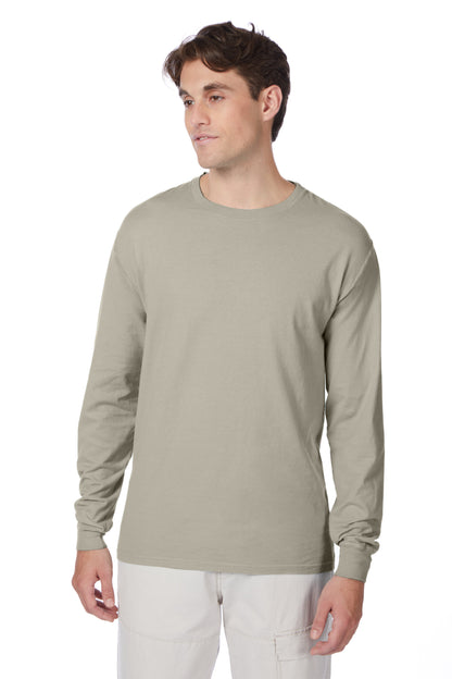 Hanes Beefy-T Long-Sleeve T-Shirt - 5186