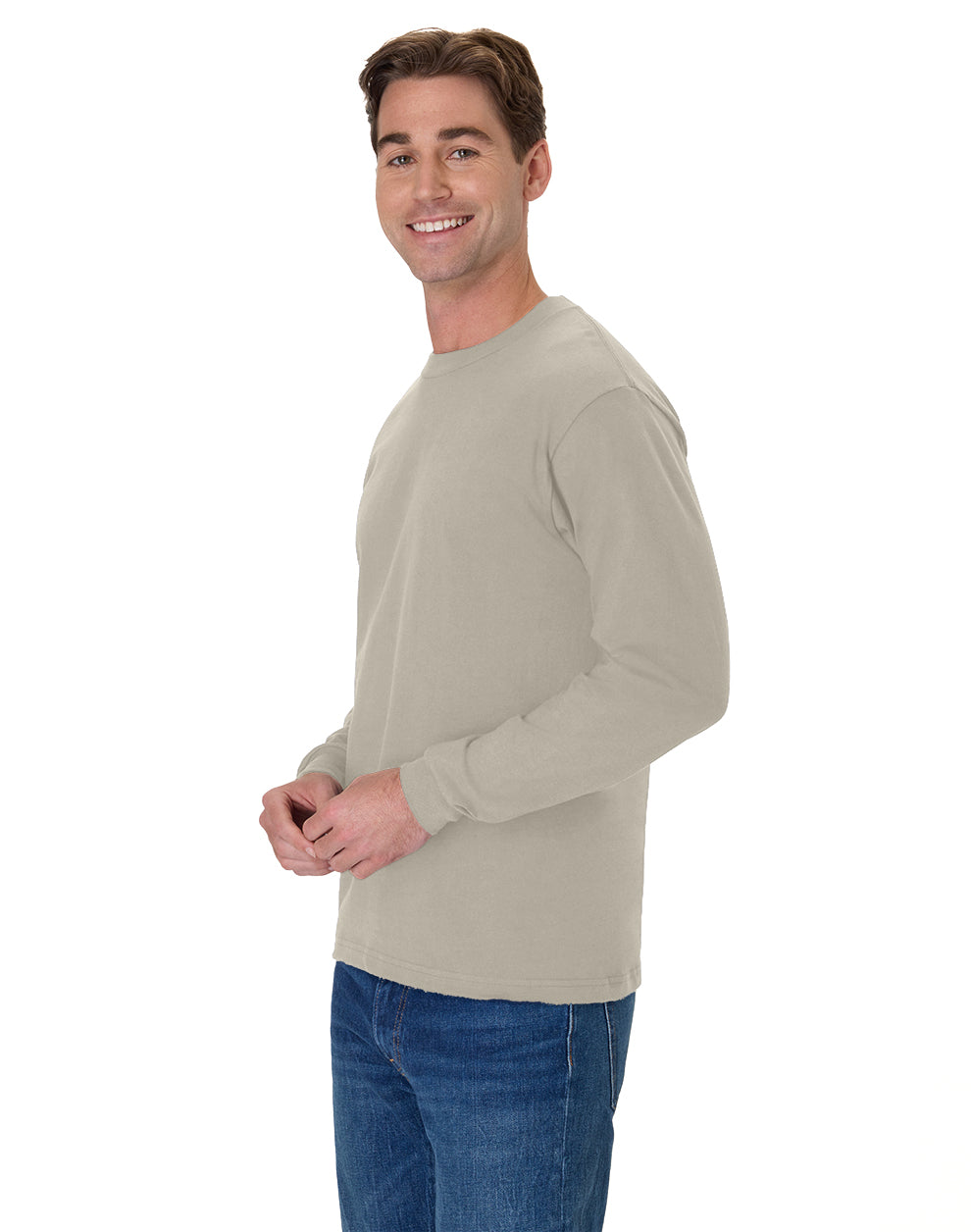 Hanes Beefy-T Long-Sleeve T-Shirt - 5186