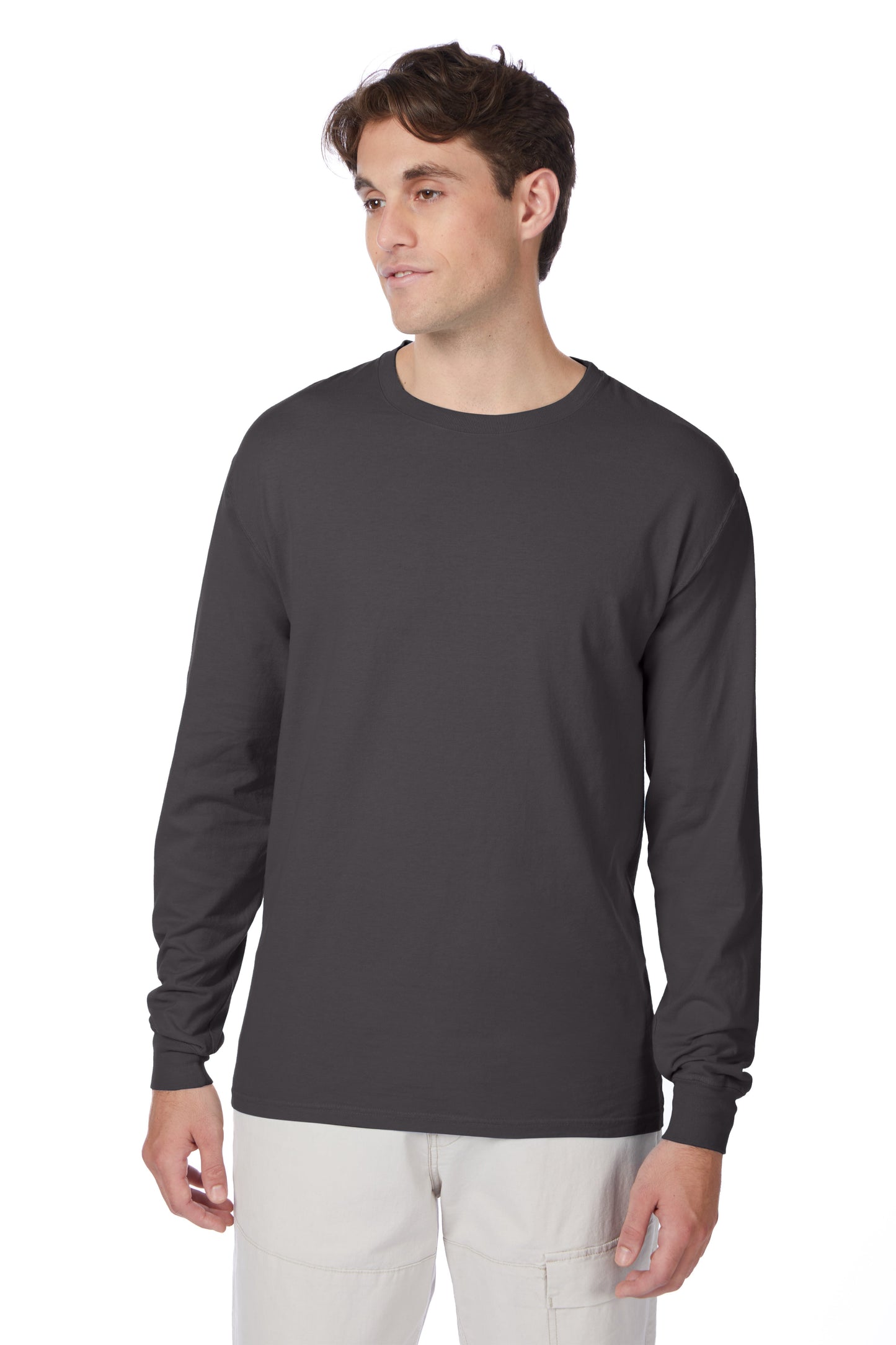 Hanes Beefy-T Long-Sleeve T-Shirt - 5186