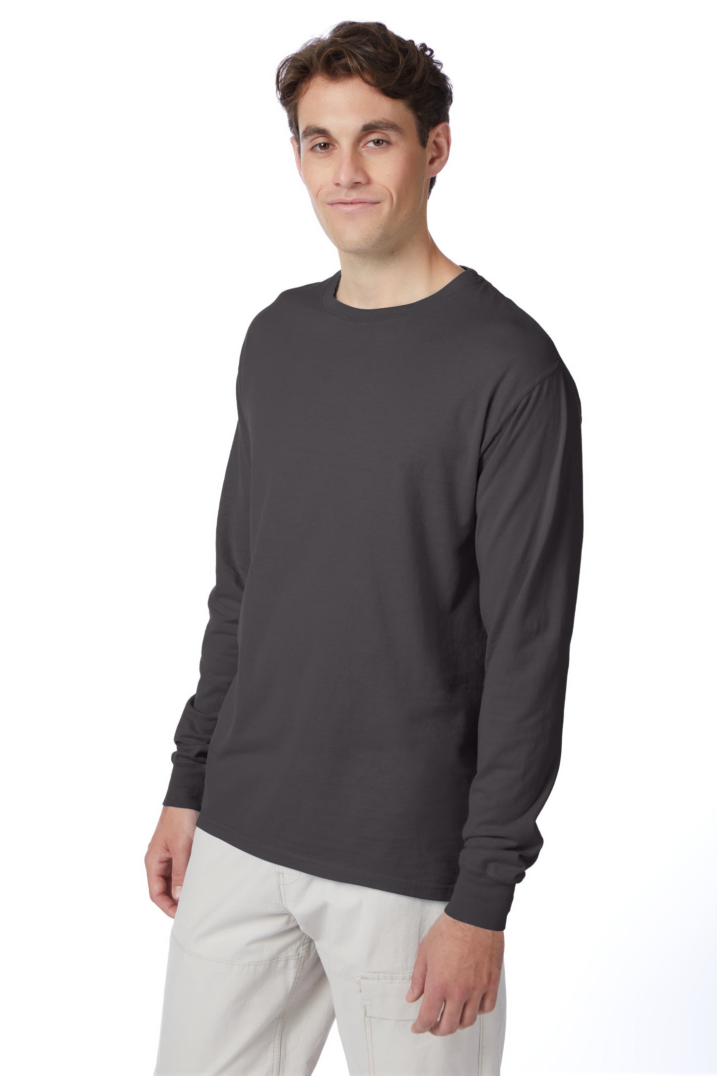 Hanes Beefy-T Long-Sleeve T-Shirt - 5186