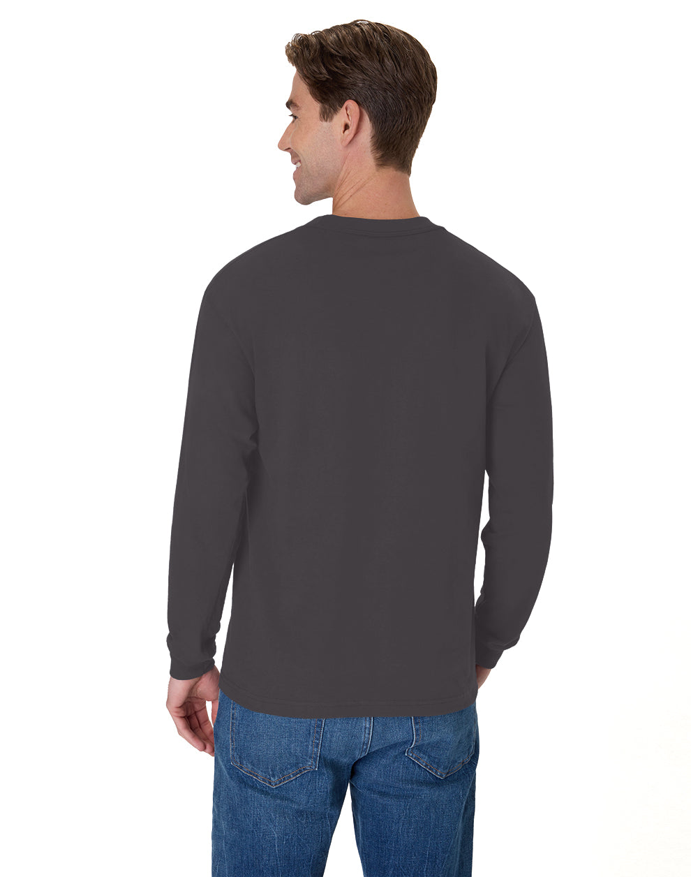 Hanes Beefy-T Long-Sleeve T-Shirt - 5186