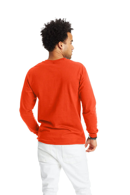 Hanes Beefy-T Long-Sleeve T-Shirt - 5186