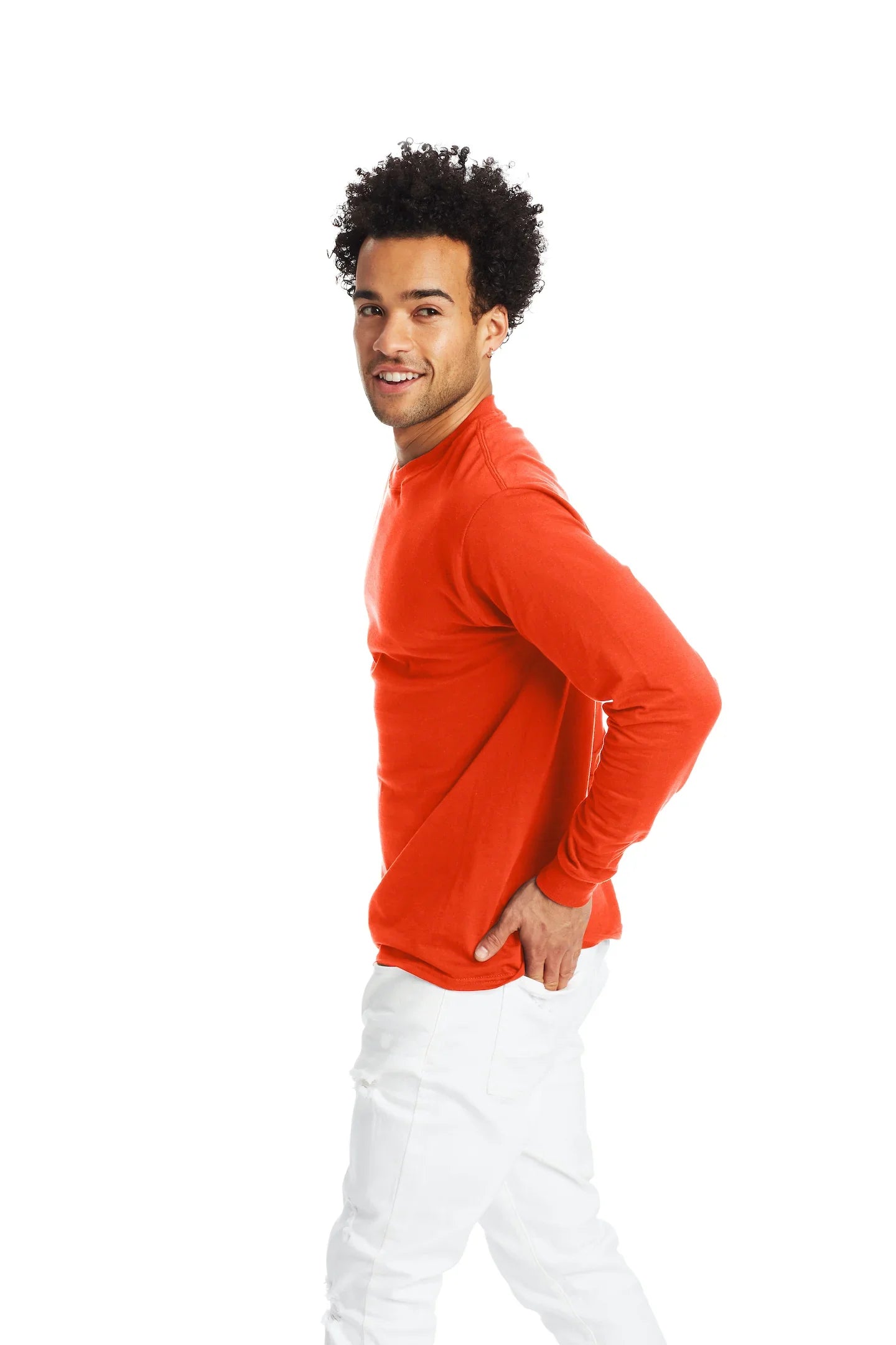 Hanes Beefy-T Long-Sleeve T-Shirt - 5186