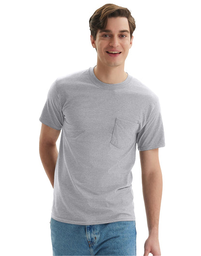 Hanes Beefy-T® T-Shirt with Pocket - 5190