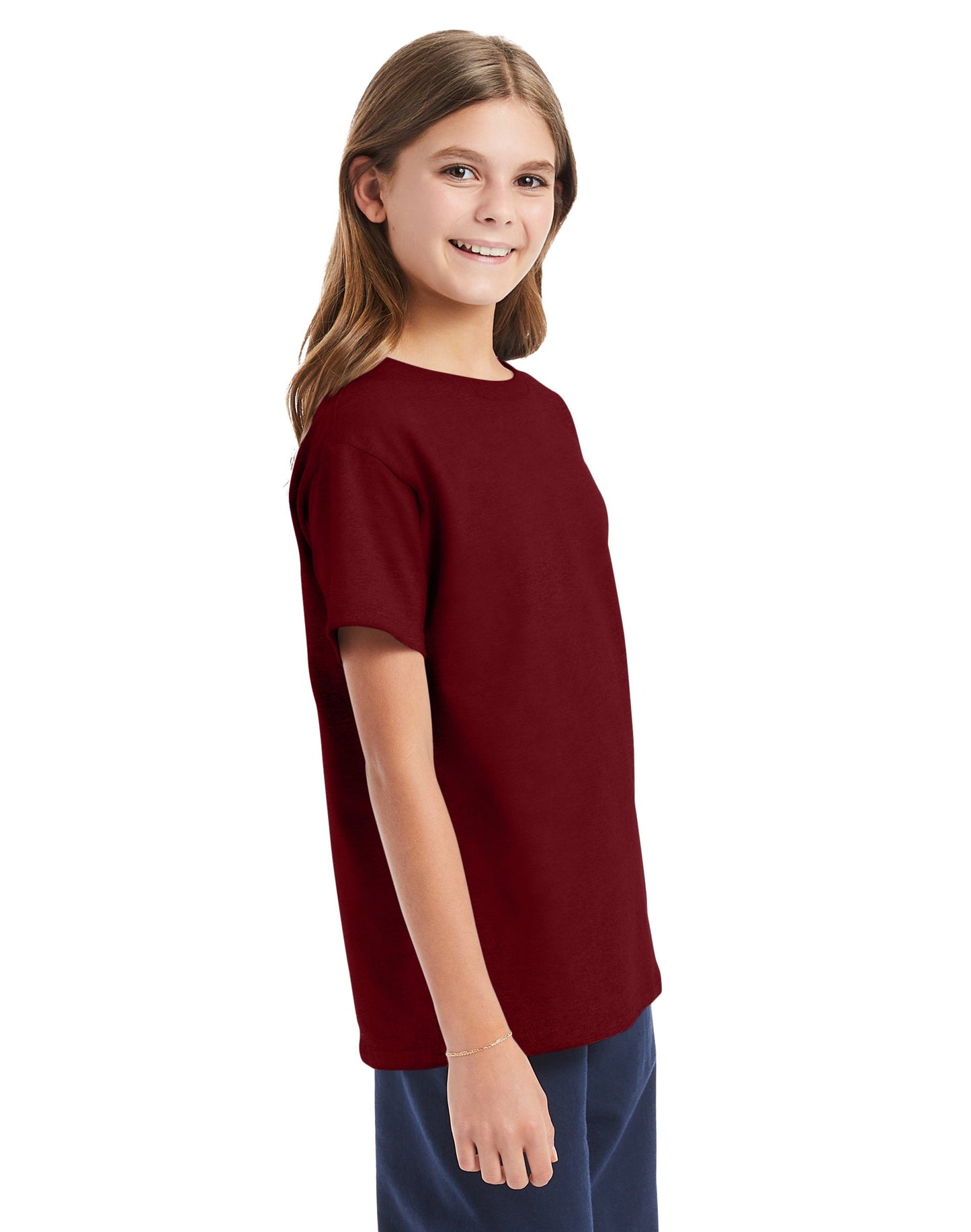 Hanes Essential-T Youth Short Sleeve T-shirt