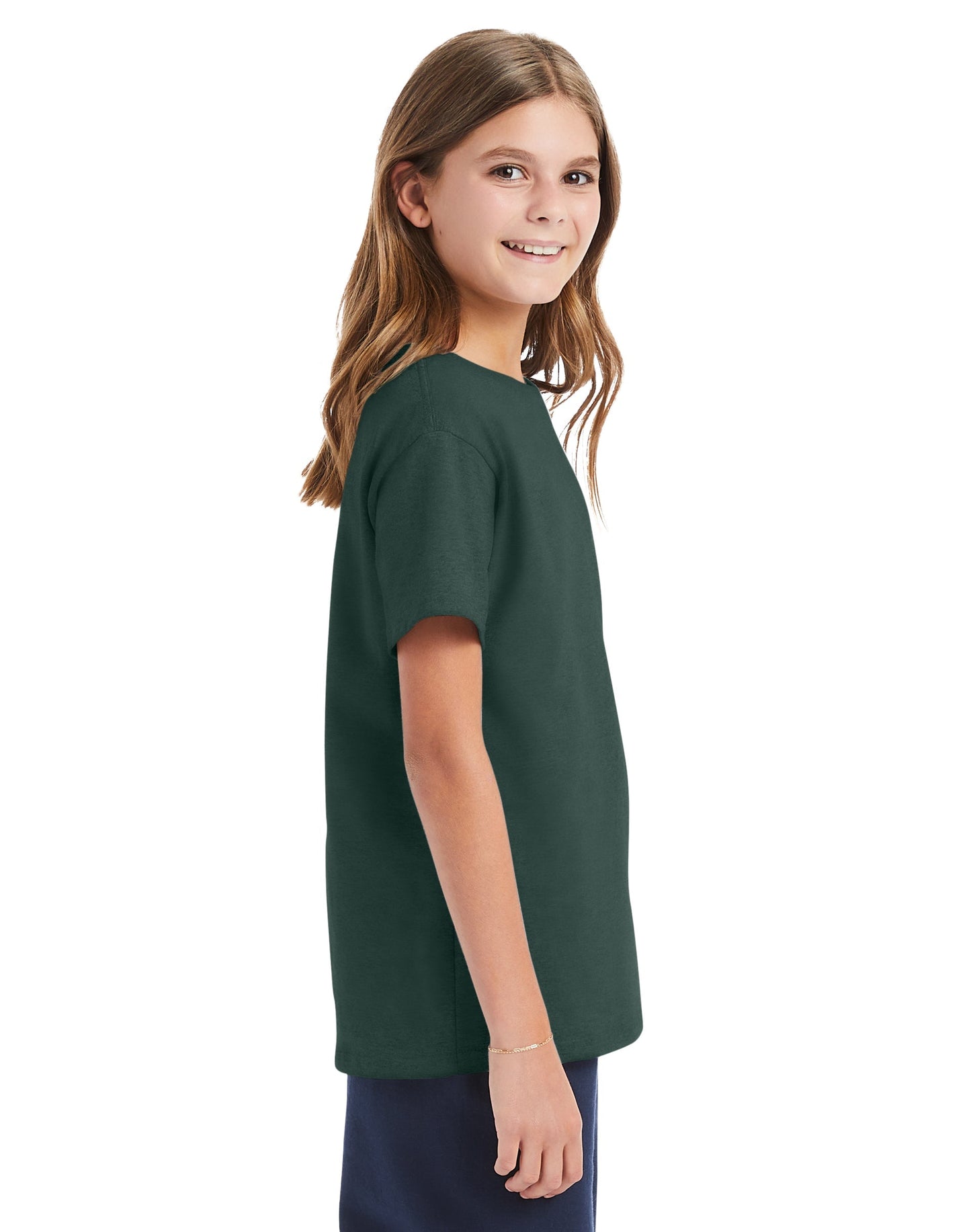 Hanes Essential-T Youth Short Sleeve T-shirt