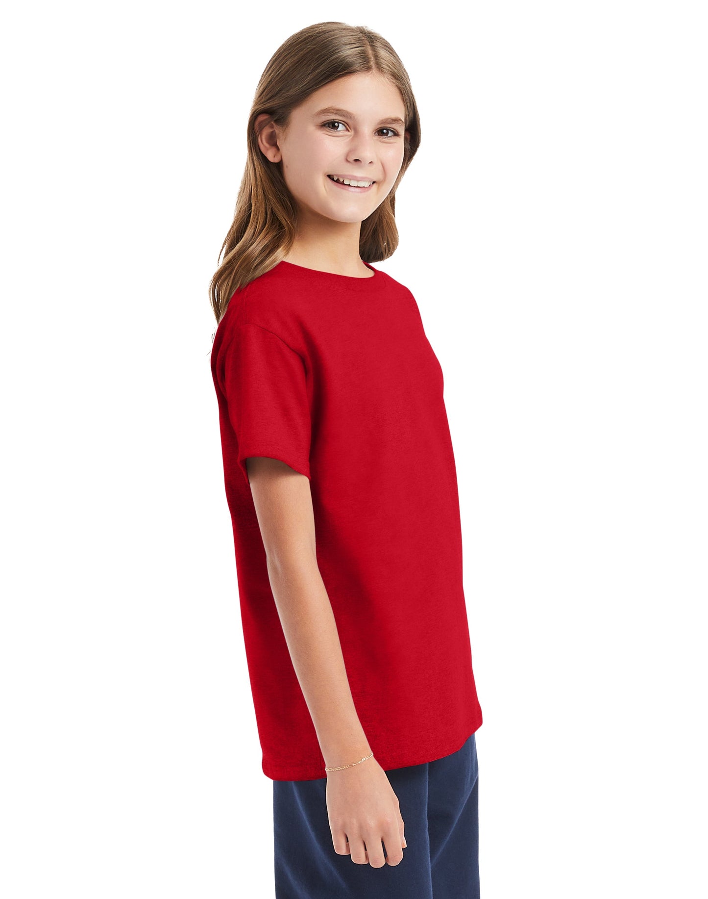 Hanes Essential-T Youth Short Sleeve T-shirt