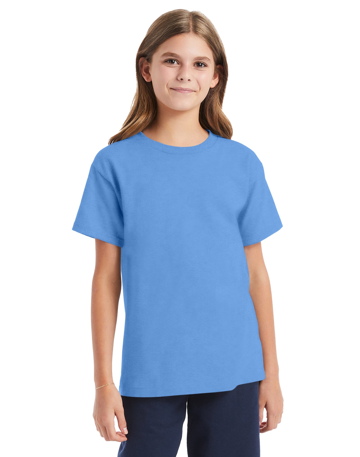 Hanes Essential-T Youth Short Sleeve T-shirt - 5480