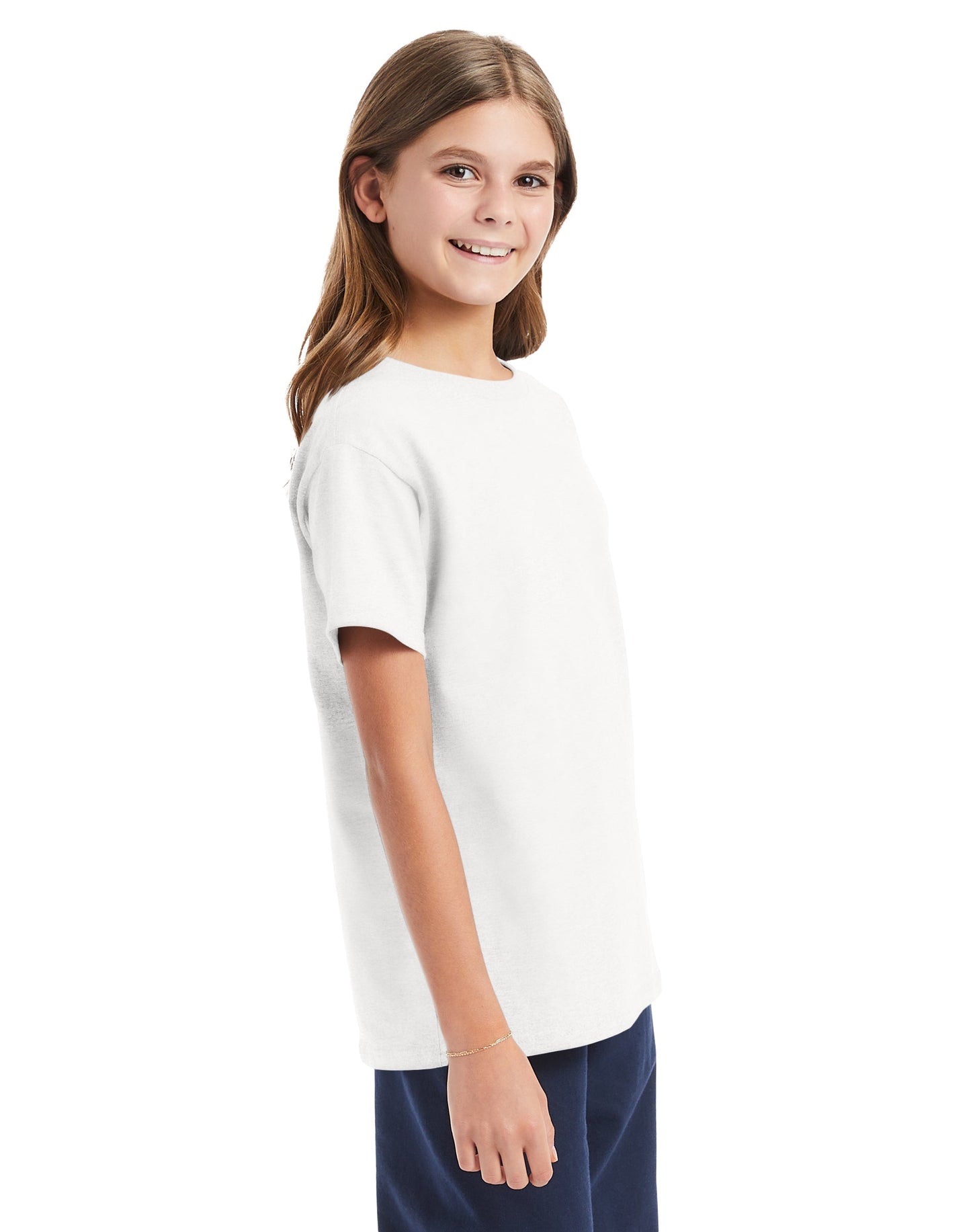 Hanes Essential-T Youth Short Sleeve T-shirt